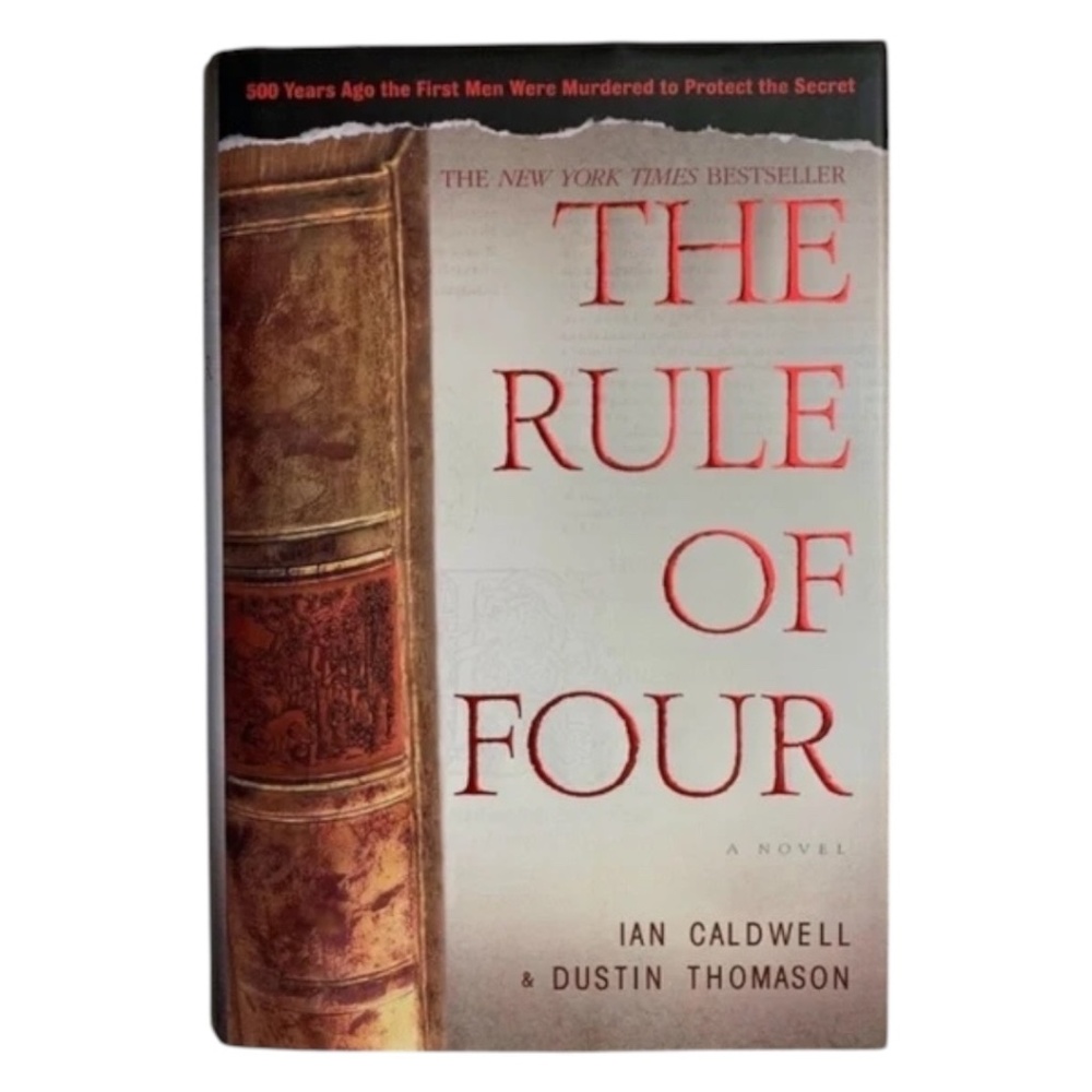 The Rule of Four by Dustin Thomason (Hardcover) Book Reading Library School
